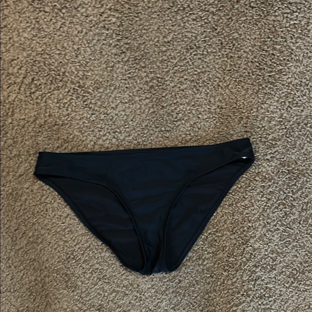 Aerie Black Bikini Bottoms Classic Swimwear